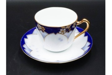 大倉陶園(OKURA/OAC)　金彩　コレクターズクラブ(2005年・2006年・2007年・2009年)　気品漂うカップ&ソーサー4客セット　(R-088013)