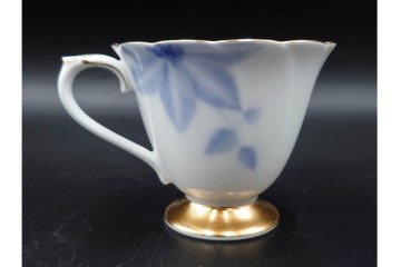 大倉陶園(OKURA/OAC)　金彩　コレクターズクラブ(2005年・2006年・2007年・2009年)　気品漂うカップ&ソーサー4客セット　(R-088013)