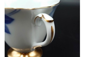 大倉陶園(OKURA/OAC)　金彩　コレクターズクラブ(2005年・2006年・2007年・2009年)　気品漂うカップ&ソーサー4客セット　(R-088013)