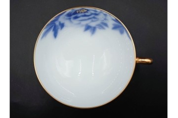 大倉陶園(OKURA/OAC)　金彩　コレクターズクラブ(2005年・2006年・2007年・2009年)　気品漂うカップ&ソーサー4客セット　(R-088013)