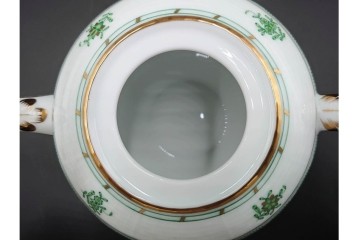 ハンガリー製　HEREND(ヘレンド)　インドの華　優美なティーポット　定価9万3500円　(R-088014)