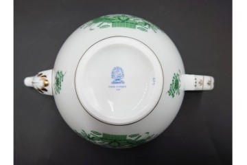 ハンガリー製　HEREND(ヘレンド)　インドの華　優美なティーポット　定価9万3500円　(R-088014)