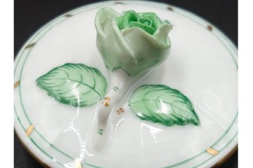 ハンガリー製　HEREND(ヘレンド)　インドの華　優美なティーポット　定価9万3500円　(R-088014)
