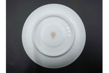 大倉陶園(OKURA/OAC)　ラビットアイブルーベリー　ブルーローズ　上品なトリオ2客セット　(R-088021)