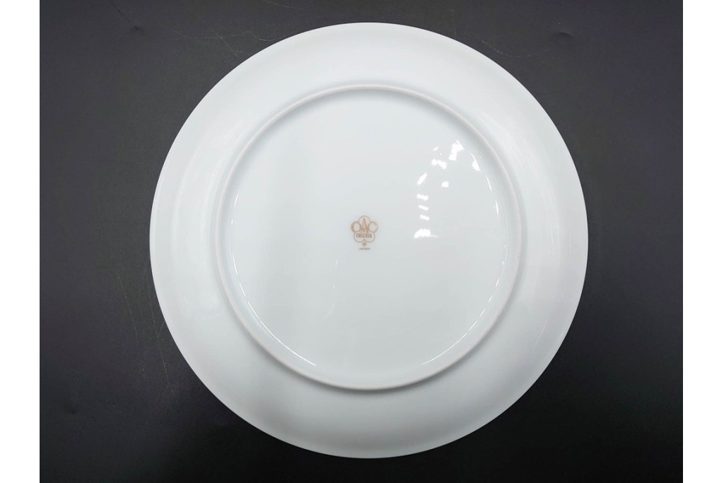 大倉陶園(OKURA/OAC)　ラビットアイブルーベリー　ブルーローズ　上品なトリオ2客セット　(R-088021)