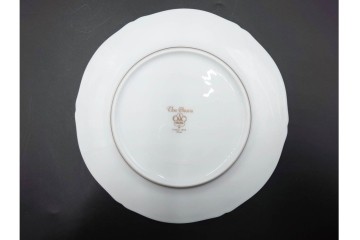 大倉陶園(OKURA/OAC)　金白金蝕ぶどう唐草　瑠璃桜　気品あるデザインが美しいトリオ2客・プレートセット　(R-088022)