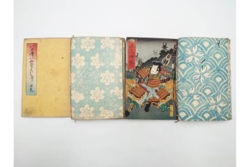 木版画　合巻(合本)　「雪梅芳譚犬の草紙(八犬伝犬の草紙)」　1編から37編・41編から55編　合計104巻(104冊)セット　(R-088031)