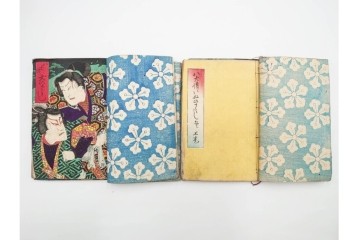 木版画　合巻(合本)　「雪梅芳譚犬の草紙(八犬伝犬の草紙)」　1編から37編・41編から55編　合計104巻(104冊)セット　(R-088031)