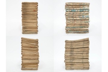 木版画　合巻(合本)　「雪梅芳譚犬の草紙(八犬伝犬の草紙)」　1編から37編・41編から55編　合計104巻(104冊)セット　(R-088031)