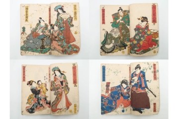 合巻(合本)　「釈迦八相倭文庫」　1編から52編　合計110巻(110冊)セット　(R-088032)