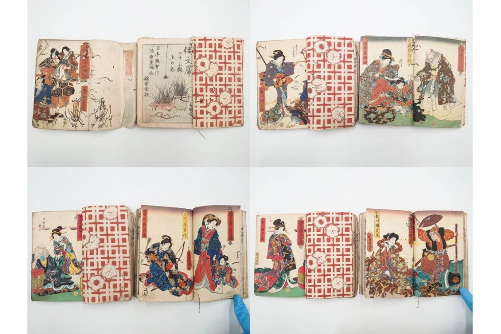 合巻(合本)　「釈迦八相倭文庫」　1編から52編　合計110巻(110冊)セット　(R-088032)
