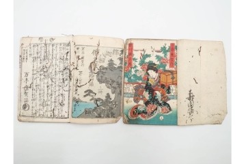 合巻(合本)　「釈迦八相倭文庫」　1編から52編　合計110巻(110冊)セット　(R-088032)