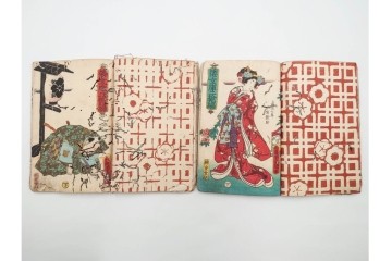 合巻(合本)　「釈迦八相倭文庫」　1編から52編　合計110巻(110冊)セット　(R-088032)