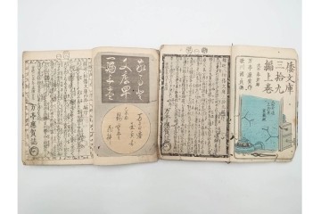 合巻(合本)　「釈迦八相倭文庫」　1編から52編　合計110巻(110冊)セット　(R-088032)