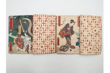 合巻(合本)　「釈迦八相倭文庫」　1編から52編　合計110巻(110冊)セット　(R-088032)