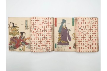 合巻(合本)　「釈迦八相倭文庫」　1編から52編　合計110巻(110冊)セット　(R-088032)
