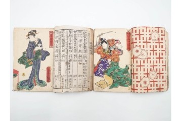 合巻(合本)　「釈迦八相倭文庫」　1編から52編　合計110巻(110冊)セット　(R-088032)