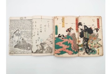 合巻(合本)　「釈迦八相倭文庫」　1編から52編　合計110巻(110冊)セット　(R-088032)