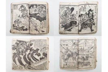 合巻(合本)　「釈迦八相倭文庫」　1編から52編　合計110巻(110冊)セット　(R-088032)