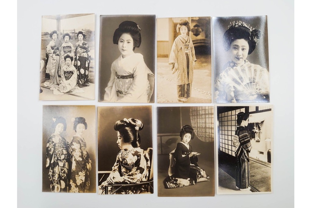 戦前　サイン入り　女優・舞妓・俳優のブロマイド148枚セット　(R-088037)