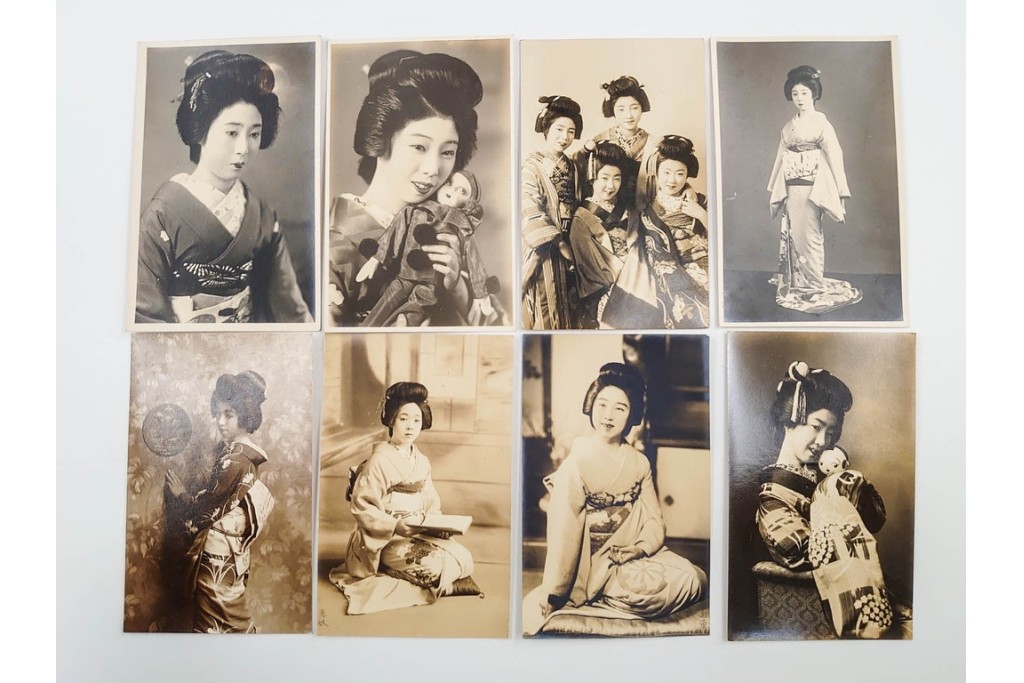 戦前　サイン入り　女優・舞妓・俳優のブロマイド148枚セット　(R-088037)
