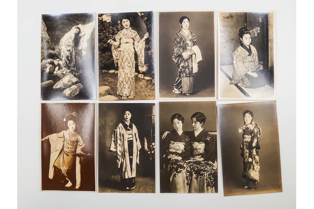戦前　サイン入り　女優・舞妓・俳優のブロマイド134枚セット　(R-088038)
