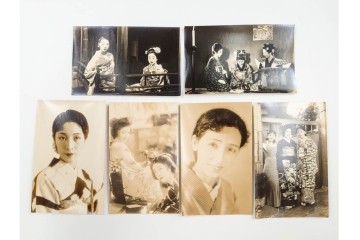 戦前　サイン入り　女優・舞妓・俳優のブロマイド134枚セット　(R-088038)