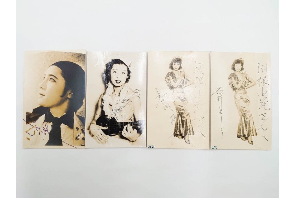 戦前　サイン入り　女優・役者・俳優のブロマイド138枚セット　(R-088039)