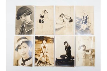 戦前　サイン入り　女優・役者・俳優のブロマイド138枚セット　(R-088039)