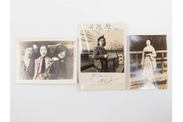 戦前　サイン入り　女優・役者・俳優のブロマイド138枚セット　(R-088039)