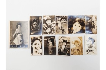 戦前　サイン入り　女優・役者・俳優のブロマイド138枚セット　(R-088039)