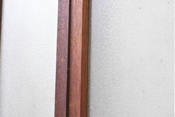 ヴィンテージ建具　昭和中期　古き良き趣を感じる大正ロマンデザインのガラス戸4枚セット　(R-088060)