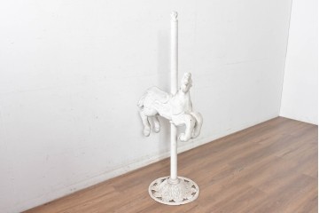 フランスヴィンテージ　カルーセルホースのオブジェ　(R-088076)