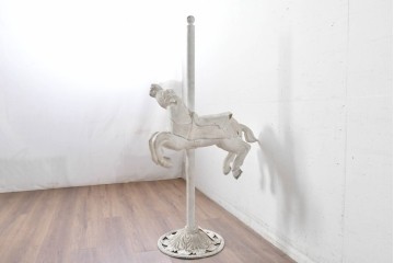 フランスヴィンテージ　カルーセルホースのオブジェ　(R-088077)