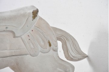 フランスヴィンテージ　カルーセルホースのオブジェ　(R-088077)