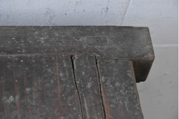 和製アンティーク　上手物!!　前面欅(ケヤキ)材　玉杢　杢目が素晴らしいサイドボード　(R-088080)
