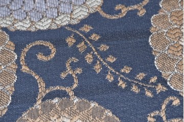 新古　展示品　美品　特注オーダー家具　シノワズリデザインが華やかなアンティーク調のチェア　制作費約15万円　(R-088092)
