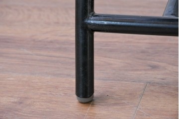 新古　展示品　美品　特注オーダー家具　The VintageHouse(ザ・ヴィンテージハウス)社製　ブルーファブリックのチェア　制作費約9万円　(R-088094)