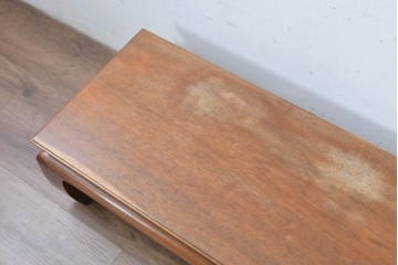 和製ヴィンテージ　オリエンタルデザインのローテーブル　(R-088099)