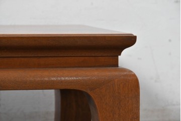 和製ヴィンテージ　オリエンタルデザインのローテーブル　(R-088099)