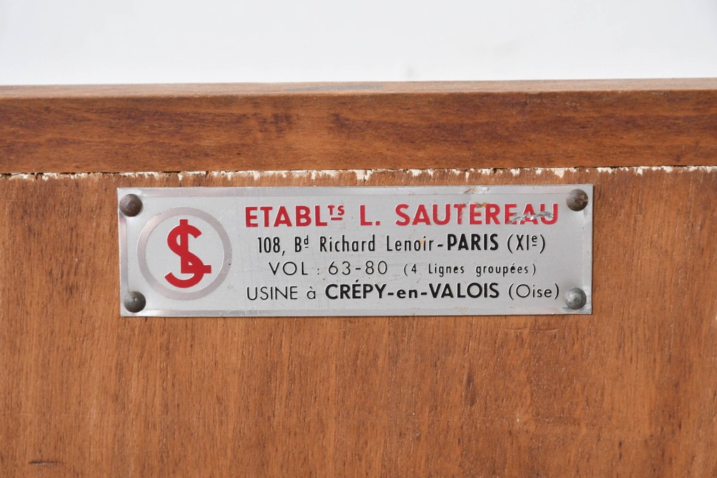【簡易リペア限定品】　フランスヴィンテージ　Lucien Sautereau(リュシアン・ソートロー)デザイン　UNIC(ユニック)　インダストリアルな佇まいが魅力のチルトップ可動式製図台　(R-088100)