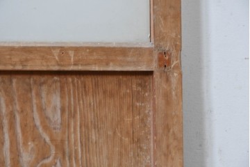 アンティーク建具　昭和初期　大正ロマンの趣を感じるガラス戸1枚　(R-088107)