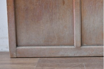 アンティーク建具　昭和初期　大正ロマンの趣を感じるガラス戸1枚　(R-088107)