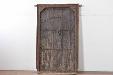 モロッコアンティーク　壁面オブジェとしておすすめのドア1枚　(R-088112)