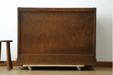 《天板取り付け加工費込み》　中古　北海道民芸家具　クラシカルなデザインのサイドボード　(R-088133)