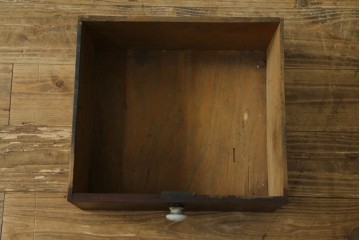 和製アンティーク　大正ロマン　薄型で取り入れやすいレトロな戸棚　(R-088134)