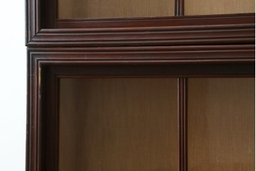 和製アンティーク　大正ロマン　薄型で取り入れやすいレトロな戸棚　(R-088134)