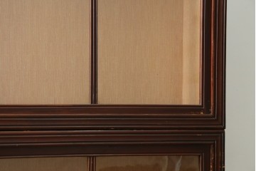 和製アンティーク　大正ロマン　薄型で壁面に収まりやすいサイドボード　(R-088135)