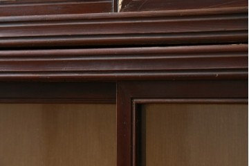 和製アンティーク　大正ロマン　薄型で取り入れやすいサイドボード　(R-088136)