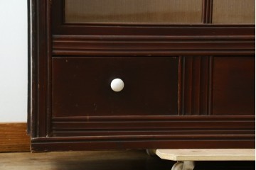 和製アンティーク　大正ロマン　薄型で取り入れやすいサイドボード　(R-088136)